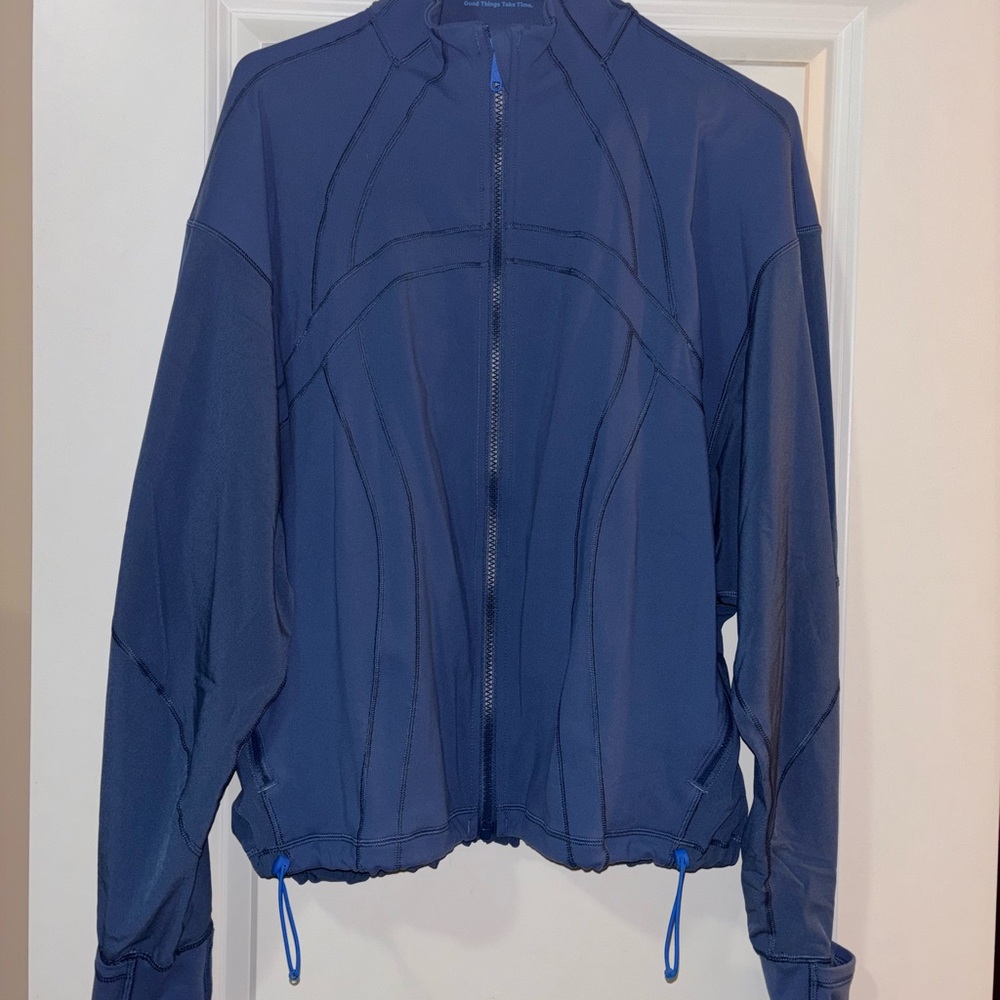 Lululemon Athletica Deep Blue oversized define Jacket BRAND NEW NEVER WORN